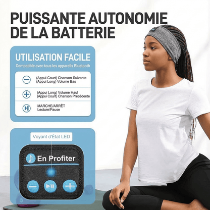 Bandeau Casque bluetooth Anti Bruit